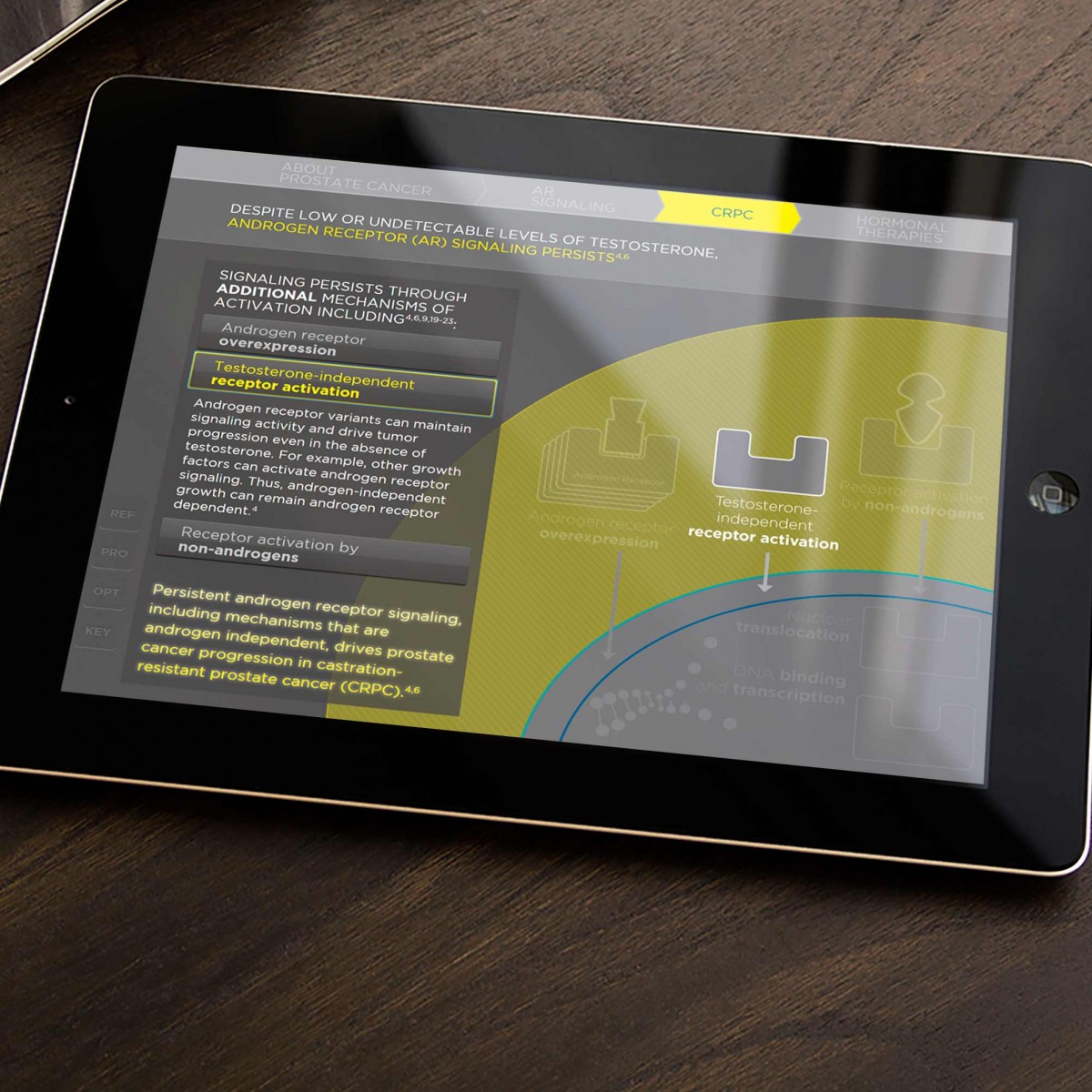 Astellas Interactive iPad Salesforce Sales Aid