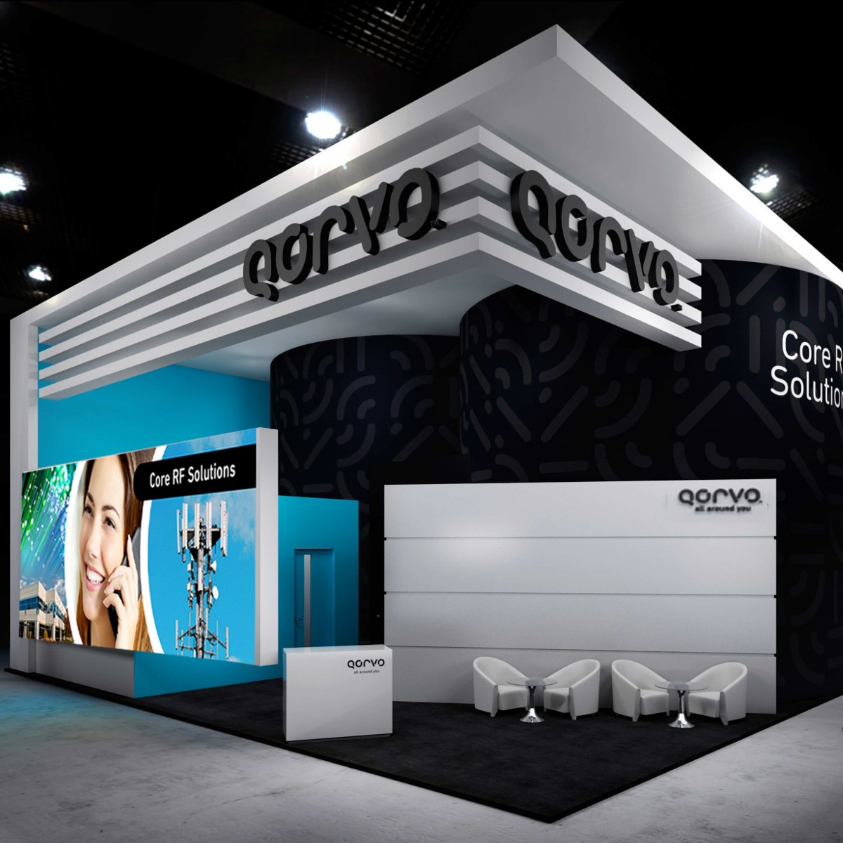 Qorvo Mobile World Congress booth