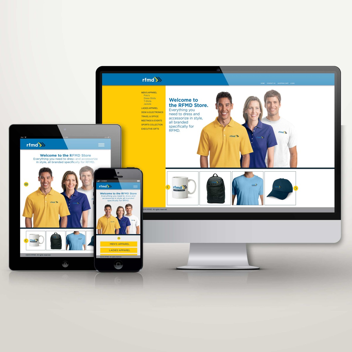 RFMD responsive internal store site