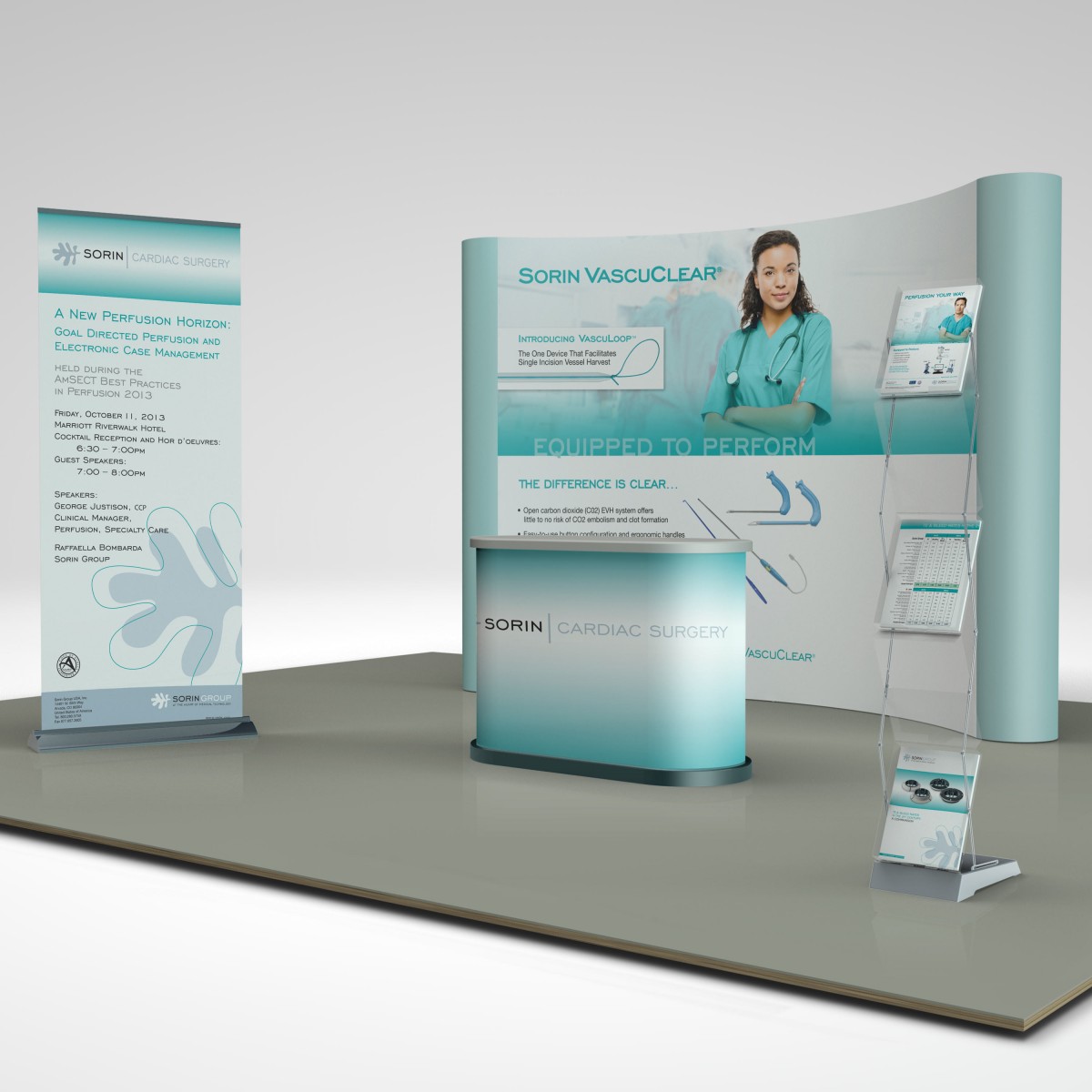 Sorin trade show display