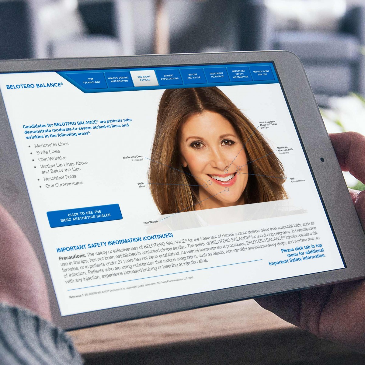 Merz Aesthetics Interactive iPad Salesforce Sales Aid